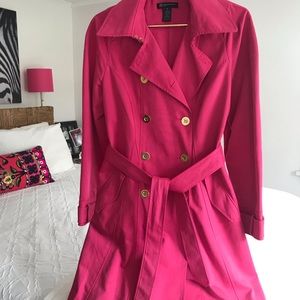 Pink Trench Coat
